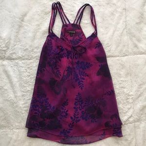 Express floral loose tank